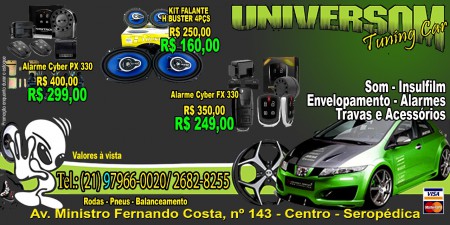 Universom Loja de Som automotivo e Insulfilm 